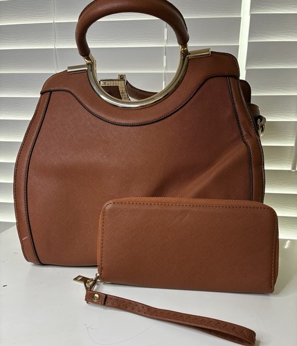Set in ecopelle marrone - 2,