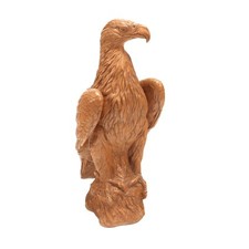Scultura Grande Aquila Antica Italia '900 Terracotta Oggettistica Ceramiche