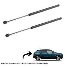 2 MOLLE  A GAS PISTONCINI  PORTELLONE BAGAGLI X CITROEN C4 II CACTUS dal 2017