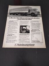 1976 MERCEDES BENZ ITALIA TIR AUTOCARRO CABINA AD PUBBLICITA VINTAGE