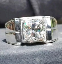Anello uomo solitario diamante