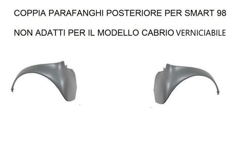 Paraurti parafango posteriore - paraurti,