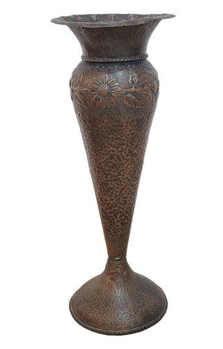 Antico vaso liberty rame - antico,