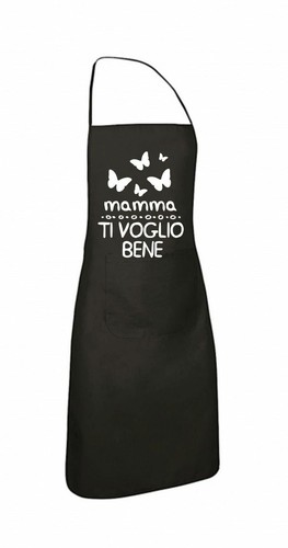 Grembiule nero cucina - grembiule,