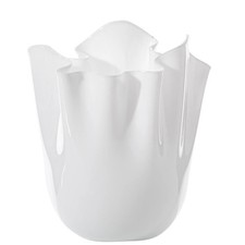 Vaso Venini Fazzoletto Lattimo