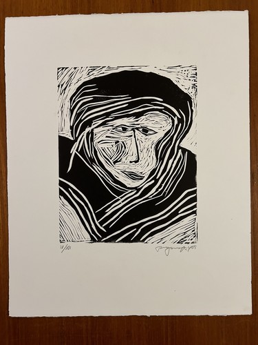Ugo maffi 1965 xilografia - ugo,