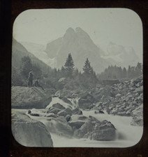 Antique magic lantern slide