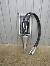 Spaccalegna per miniescavatore motore idraulico 10 kw trapano a vite cono 150 mm