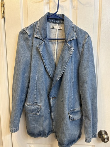 Giacca blazer donna zara blu - giacca,