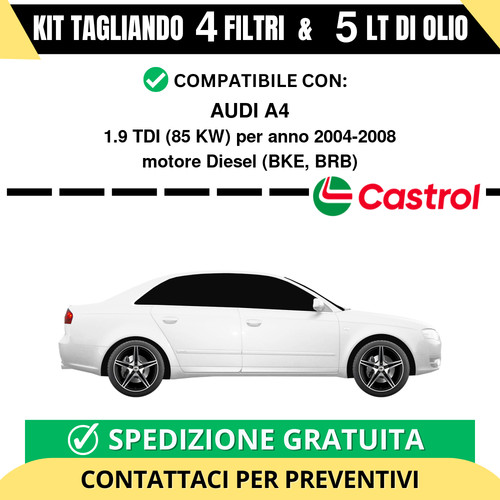 Tagliando per audi 9 tdi - audi, 1.9