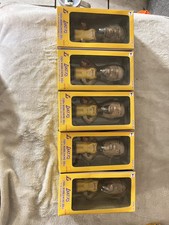 Lotto completo 5 bambole Los Angeles Lakers Carl's Jr Bobblehead collezione 2004 DS67