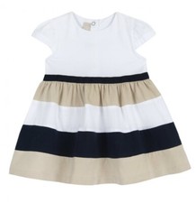 Vestito Chicco Bimba Bianco e Blu 016889