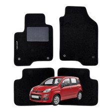 Set Tappeti Moquette FIAT Panda 312 3 serie dal 2012 - c/4 Attacchi (no Ibrida)