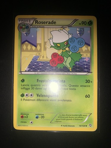Carta pokemon roserade stirpe - pokemon,