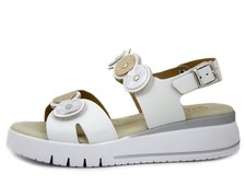 Women white sandals with two - sandals,
