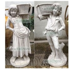 2 Statue Vaso in cemento e