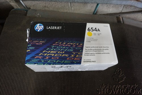 Toner giallo 654a - giallo, laserjet