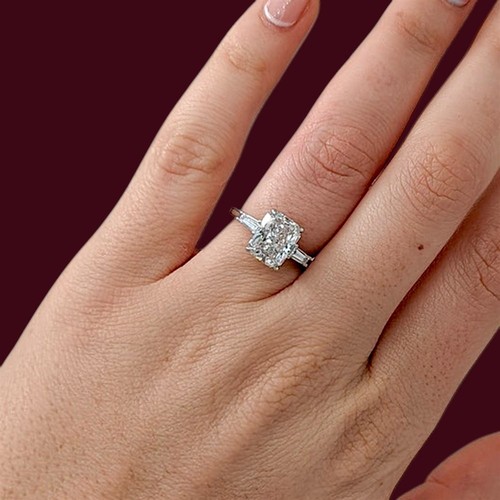 Anello diamante radiante - anello,