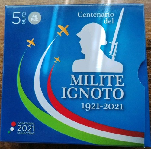 Moneta argento fdc da - ,