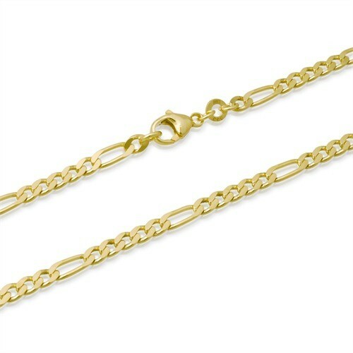 Collana catena figaro - figaro, grumette