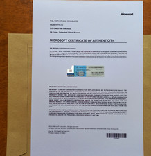 Microsoft SQL Server 2022 Standard RETAIL 24 Core illimitato CAL CoA DG7GMGF0M7XW