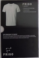 T-shirt uomo FRIGO Revolutionwear Performance cotone modal taglia MEDIA rosso mattone