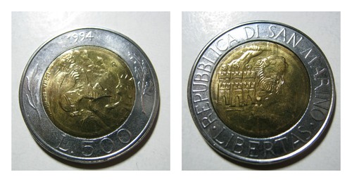 Repubblica san marino 500 - san,