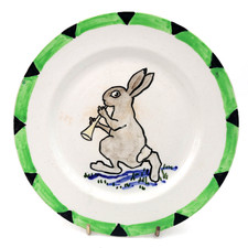 Piatto ceramica arte scozzese