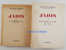 Jadis 2 Tomes Edouard Herriot