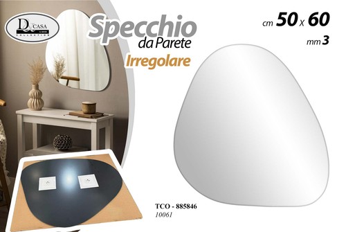 Specchio parete irregolare - da,
