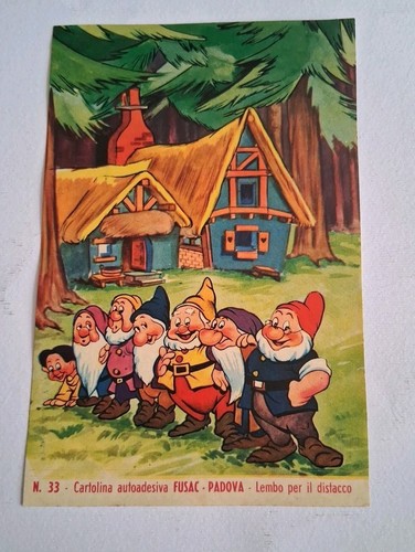 Sette nani cartolina - ,