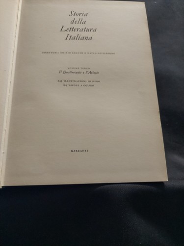 Storia della letteratura - della,