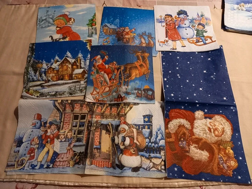 Christmas napkins - 14,
