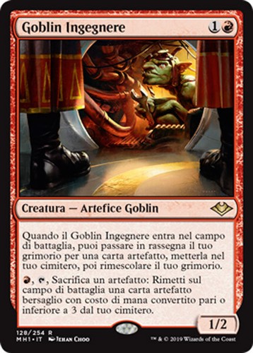 Mtg goblin engineer - exc,