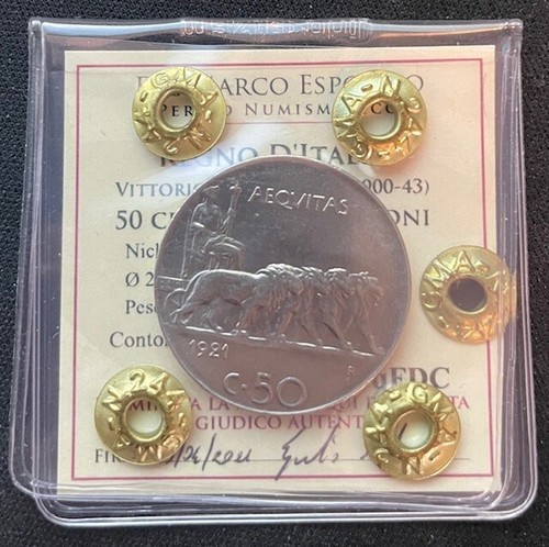 Iii 50 centesimi 1921 - v.e.,