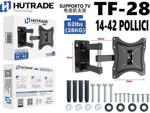 Supporto snodato hutrade - x, tv