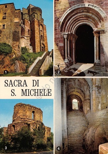 Cartolina sacra san michele - san,