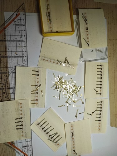 Lotto lancette per orologi - di,