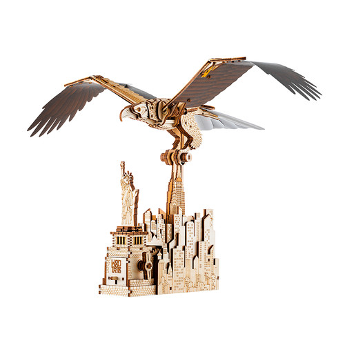 Trucco legno liberty - trucco, aquila