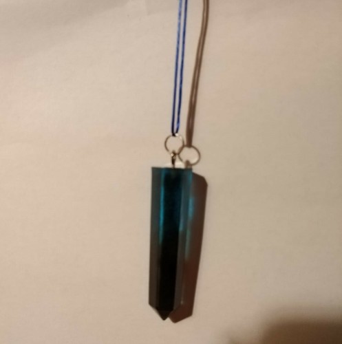 Collana lunga resina con - lunga, in