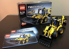LEGO TECHNIC 42004 Mini Backhoe Loader 2013 Mini Scavatrice COME NUOVO