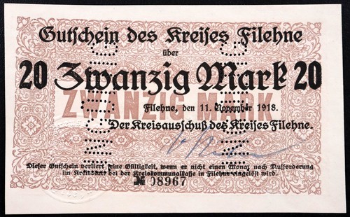 Filehne wieleń 1918 - /, xx-raro