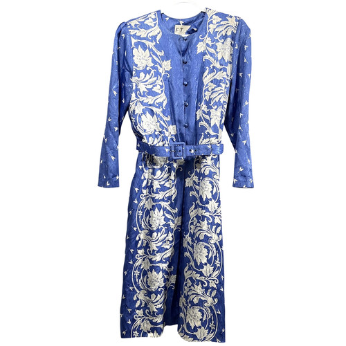 Abito vintage raso seta - , donna