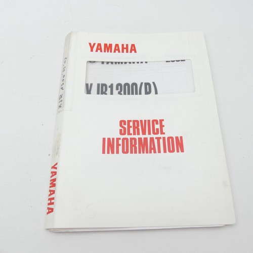 Yamaha xjr 1300 service - yamaha,