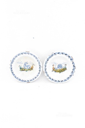 Coppia piatti antichi - di,
