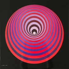 Victor vasarely 41x41 con - cm,