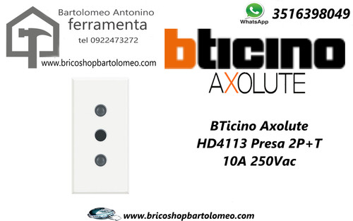 Bticino axolute hd4113 presa - axolute,