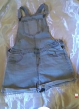 Salopette jeans Kiabi denim bambina 12 anni estate cotone elastico moda