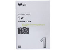 Manuale cartaceo originale x Nikon 1 V1. Istruzioni in italiano. Originale.