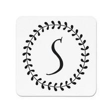 Lettera corona floreale - s,